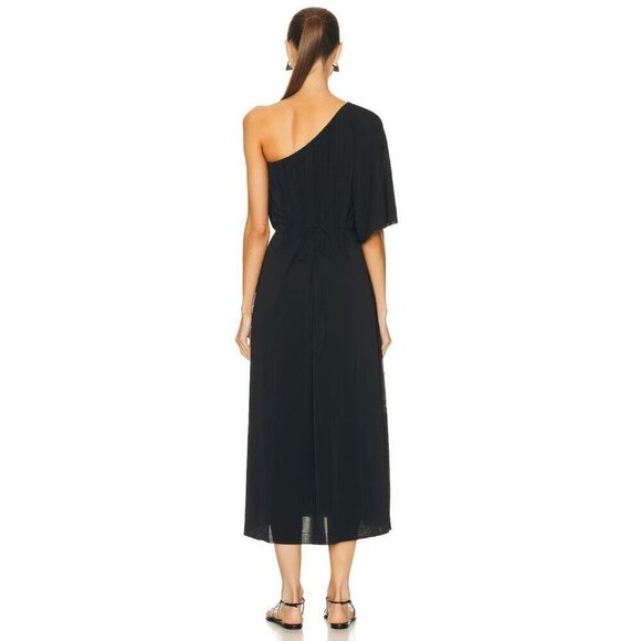 ERES Georgie One Shoulder Long Dress in Noir 3 New Womens Maxi Gown - Picture 2 of 15